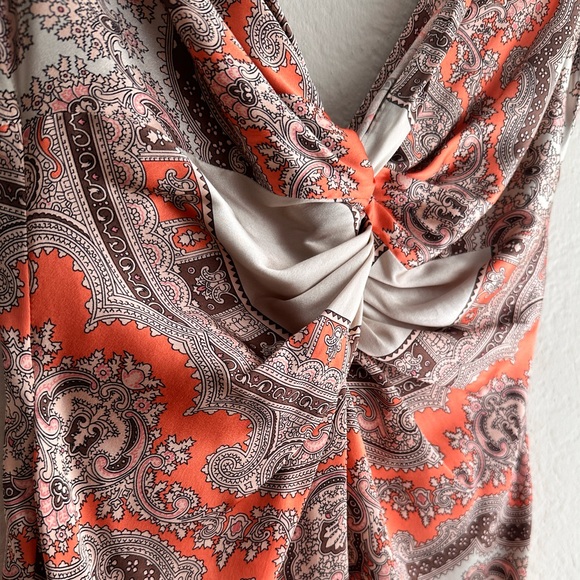 Blumarine Deep V-Neck Silk Dress - Picture 4 of 16